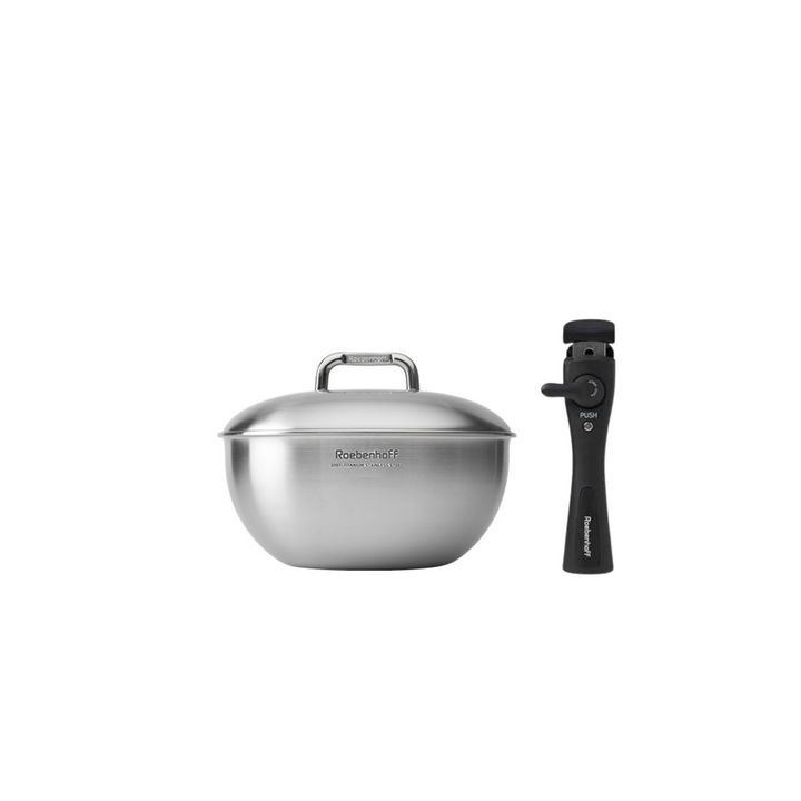 316 Ti Stainless Steel Pot 22 cm with lid