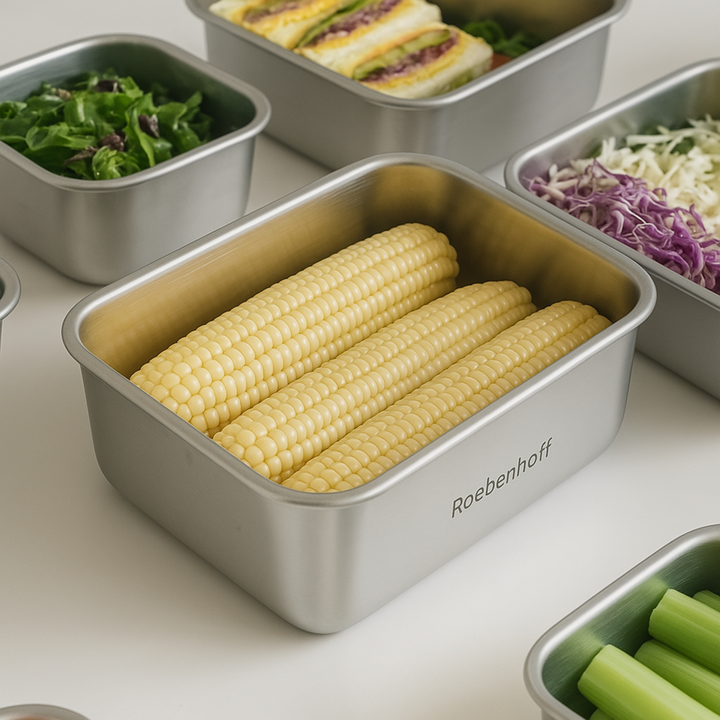 316 Stainless Steel Food Container 2900ml (Rectangle)